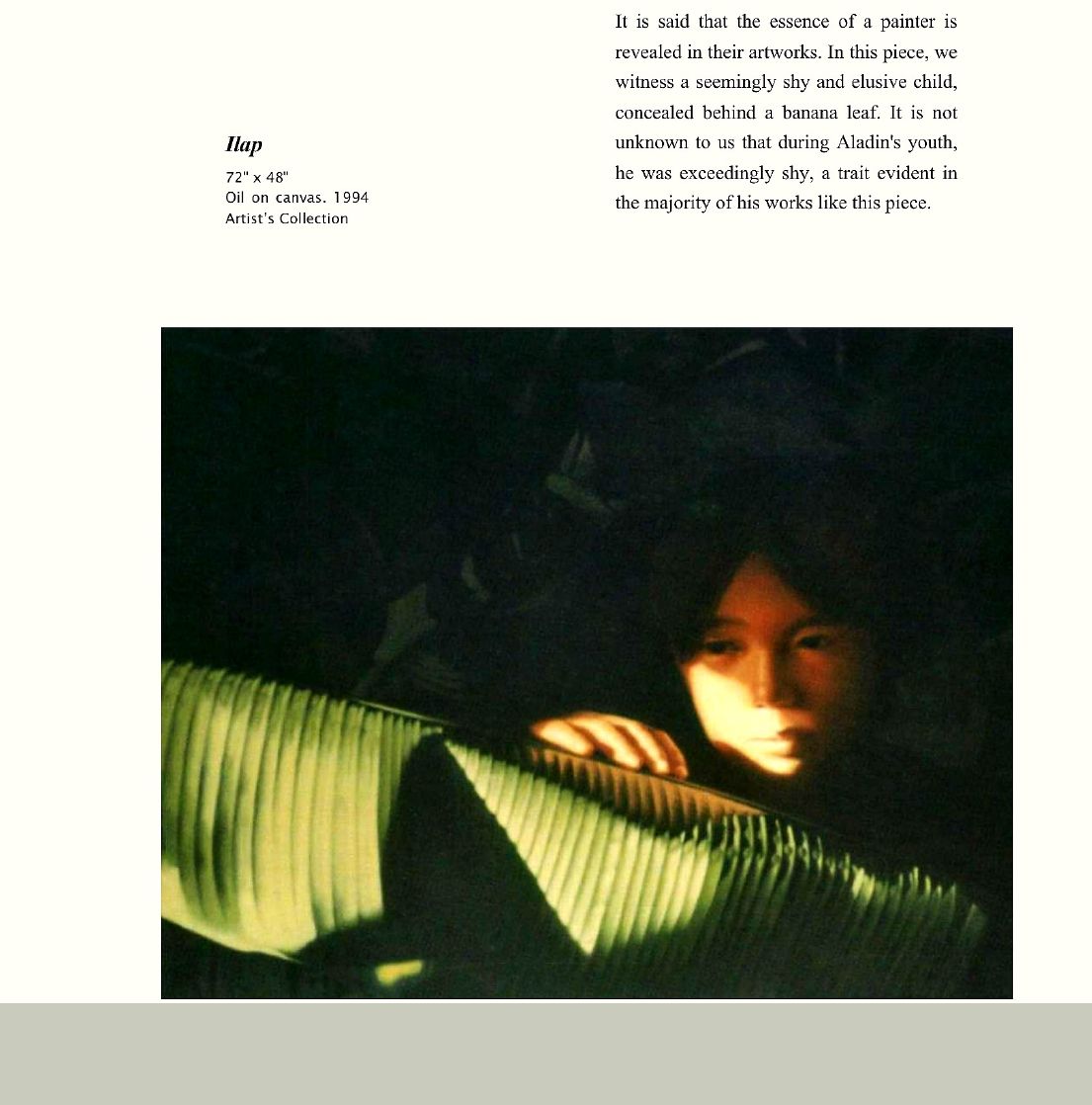 Body of Works catalogue page 10