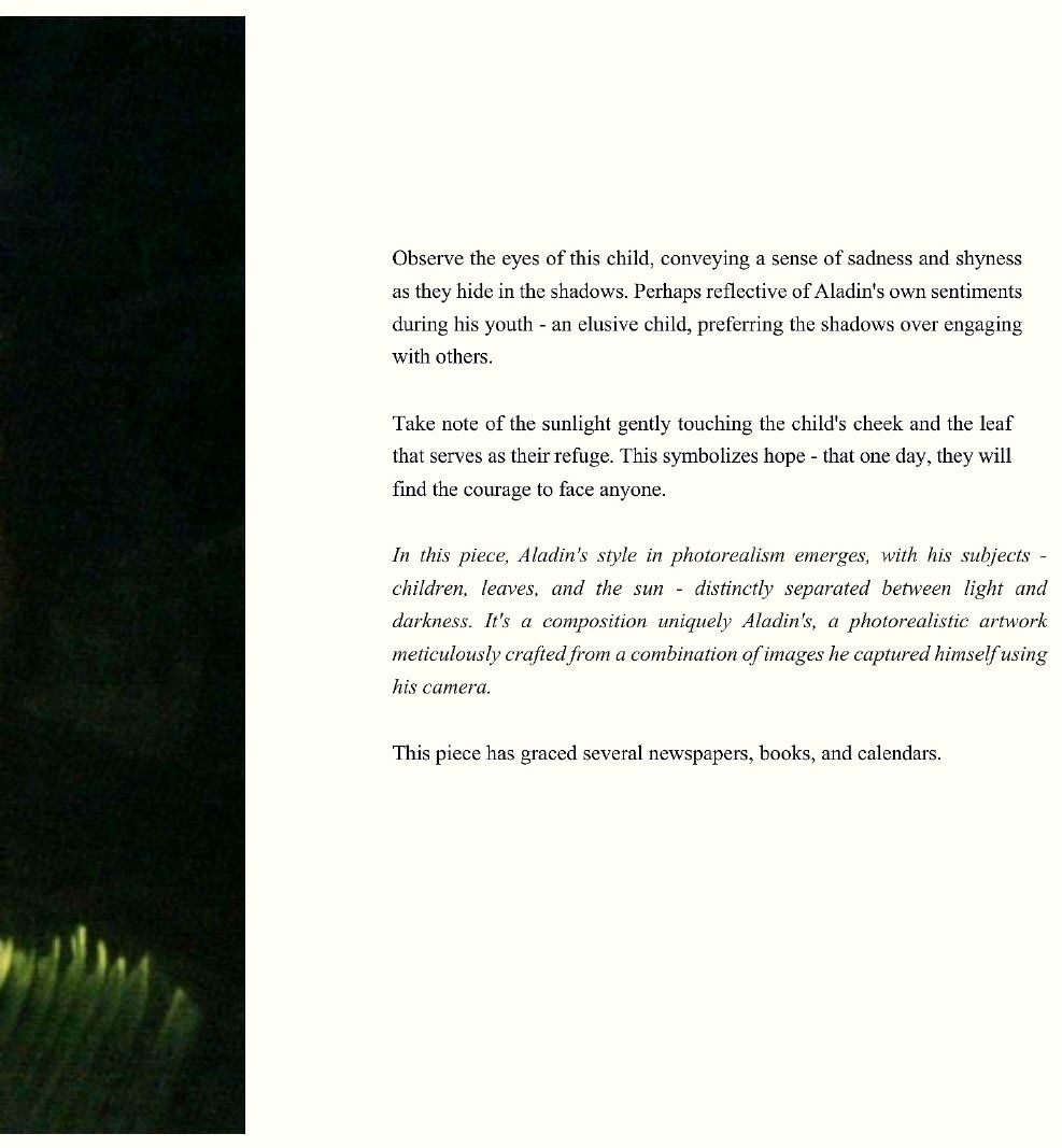 Body of Works catalogue page 12