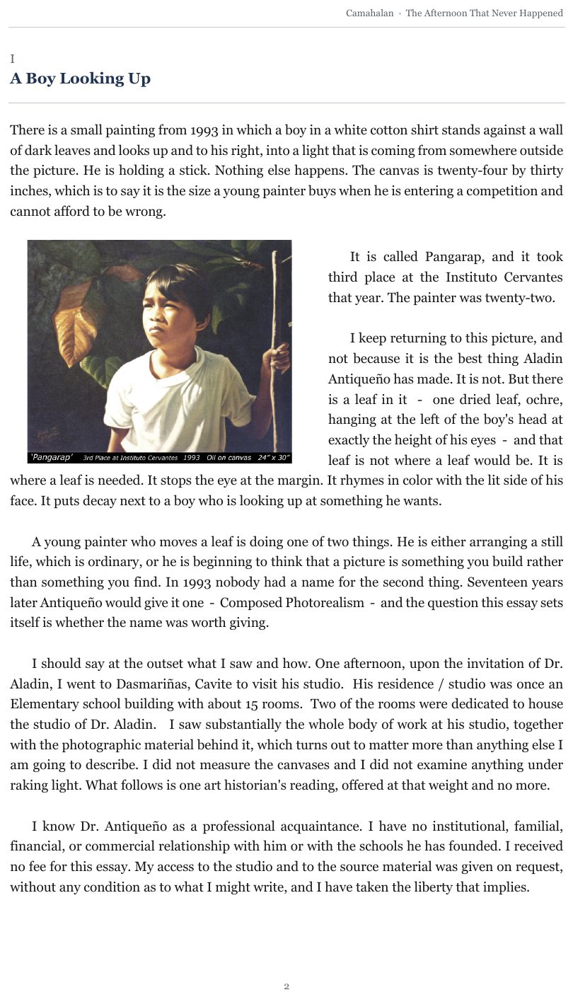 The Afternoon That Never Happened — page 2